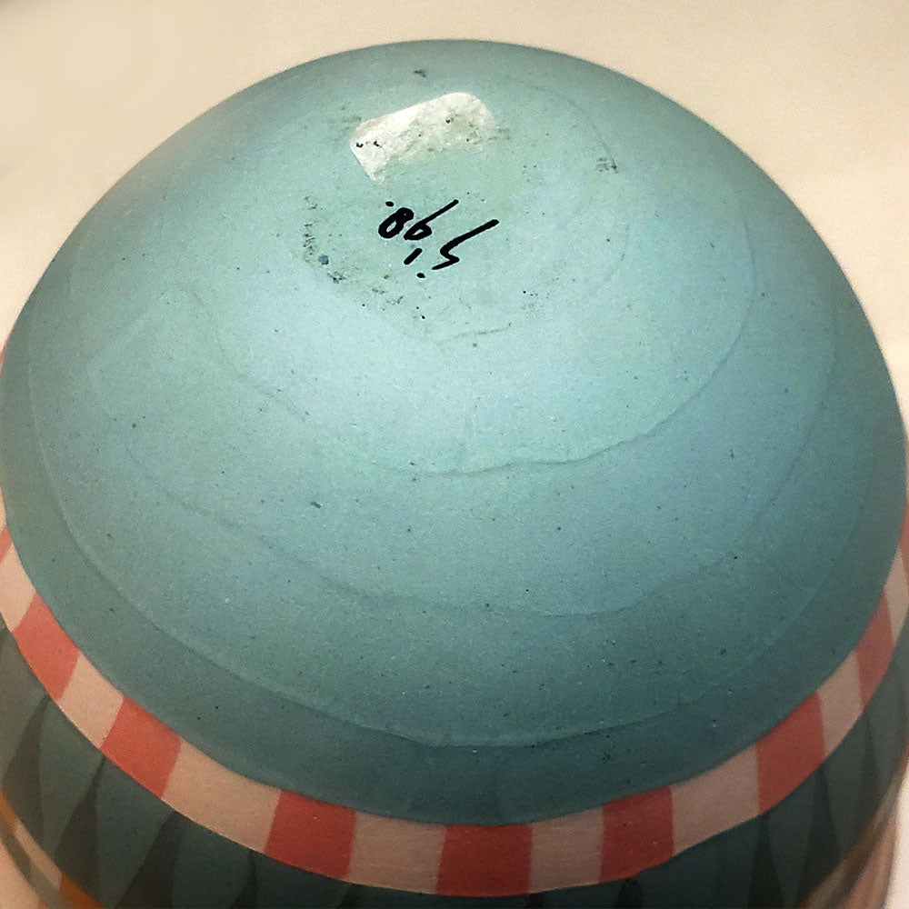 Ilse Spetter, the Netherlands, multi-colored nerikomi vase H1527