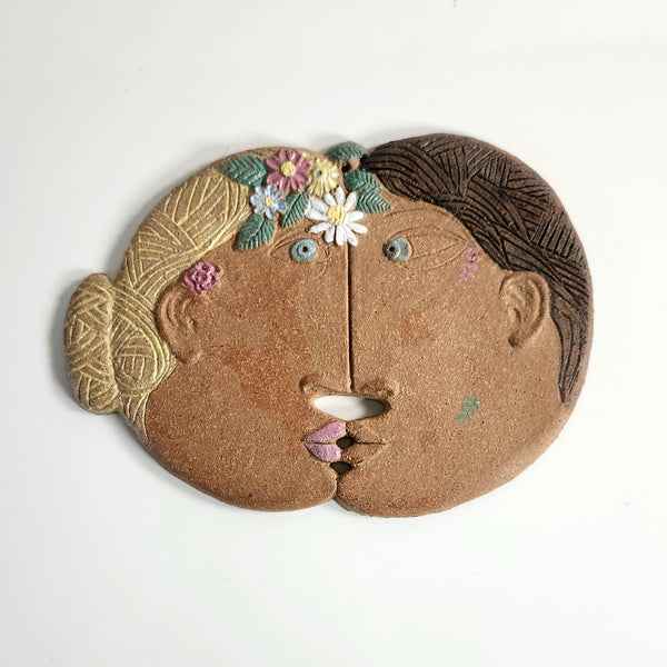 【激レア】Stig Lindberg 壁掛けレリーフ Stig Lindberg for Gustavsberg, Sweden, stoneware wall plaque of