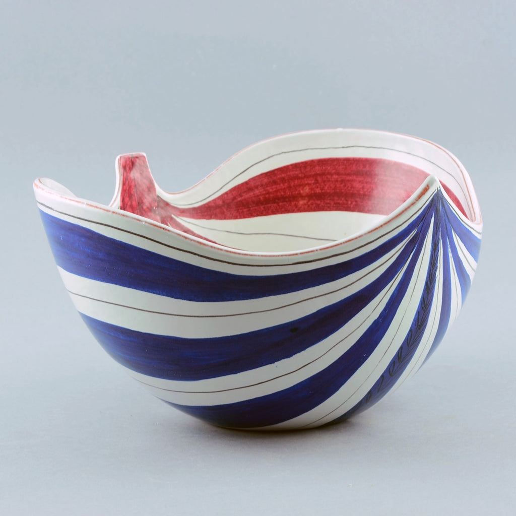 Stig Lindberg for Gustavsberg large faience bowl D6022