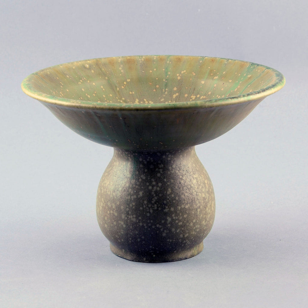 Patrick Nordstrom for Royal Copenhagen, vase with matte green crystalline glaze B3980