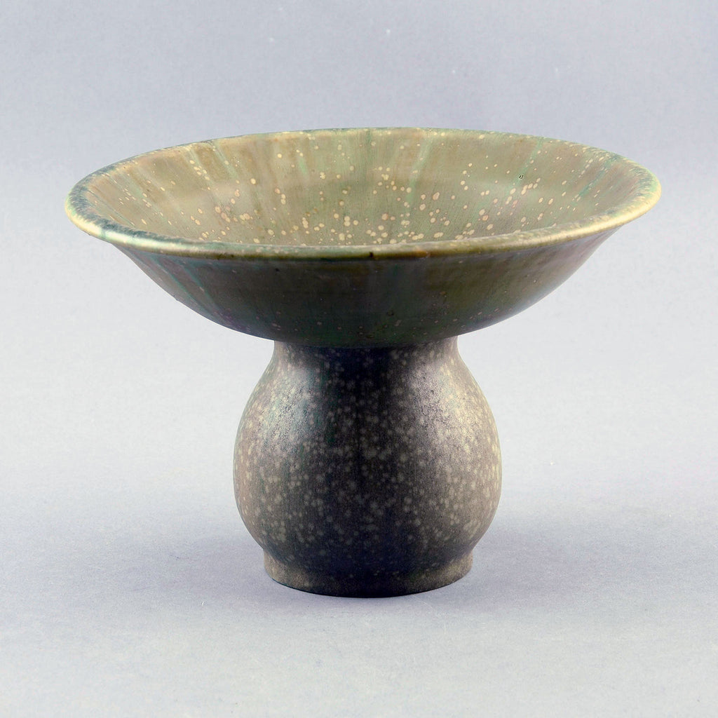 Patrick Nordstrom for Royal Copenhagen, vase with matte green crystalline glaze B3980