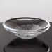 Kaj Franck for Iittala, Finland, clear glass bowl with internal bubbles K2137