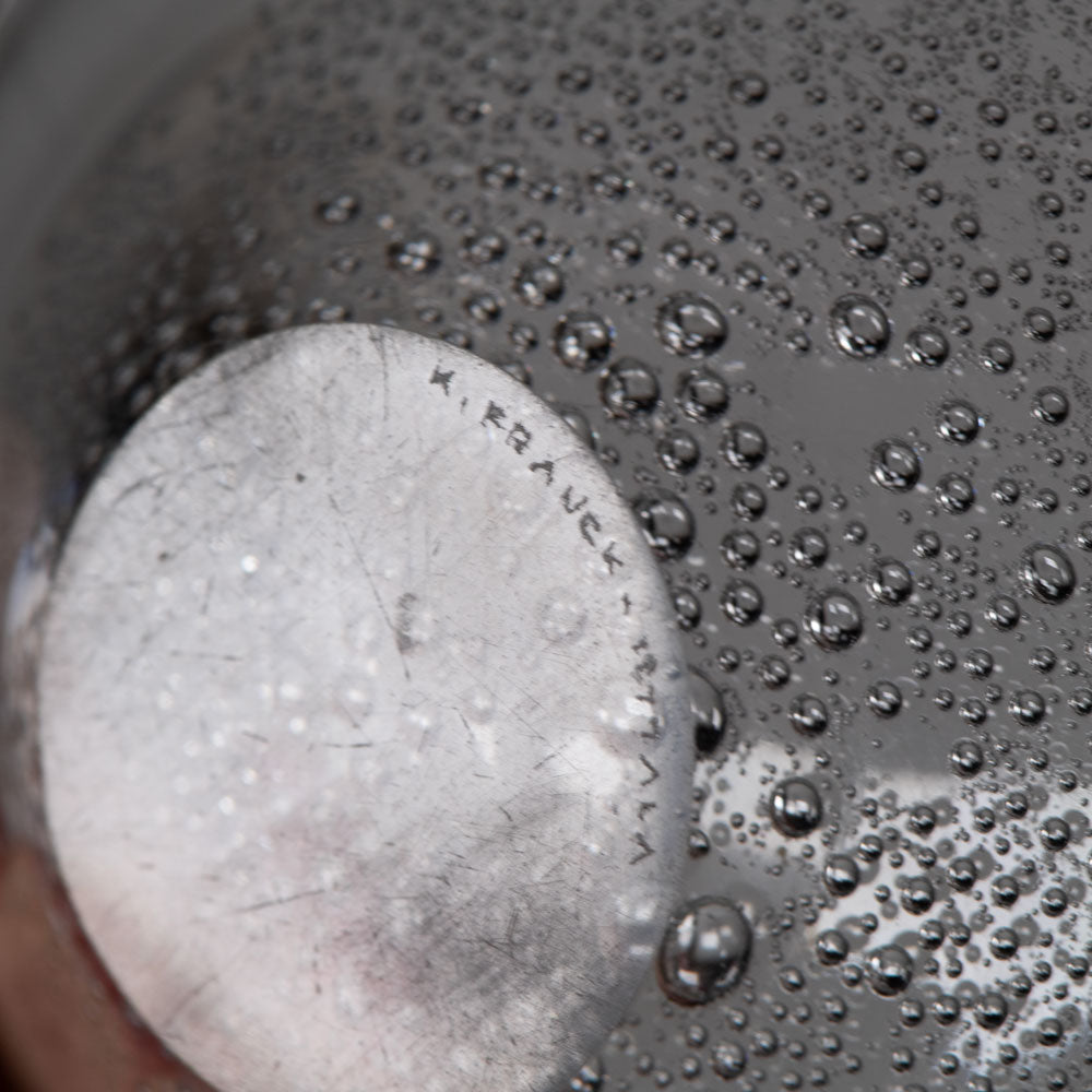 Kaj Franck for Iittala, Finland, clear glass bowl with internal bubbles K2137