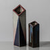 Karl Scheid, Germany, large geometric vase with pink and blue glaze K2313