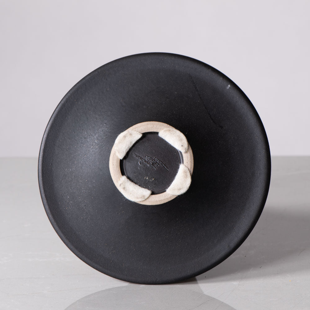 Heiner Balzar for Balzar-Kopp, Germany, unique stoneware vase with metallic gold and brown glaze J1687