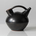 Gustav Weidanz, Germany, earthenware teapot with black glaze H1038