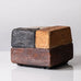 Gerald Weigel, Germany, sculptural vase with brown matte glaze  E7247