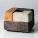 Gerald Weigel, Germany, sculptural vase with brown matte glaze  E7247