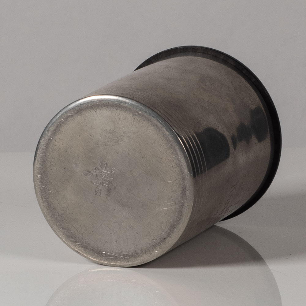 GAB Tenn, Sweden, pewter jar with bakelite lid L3766