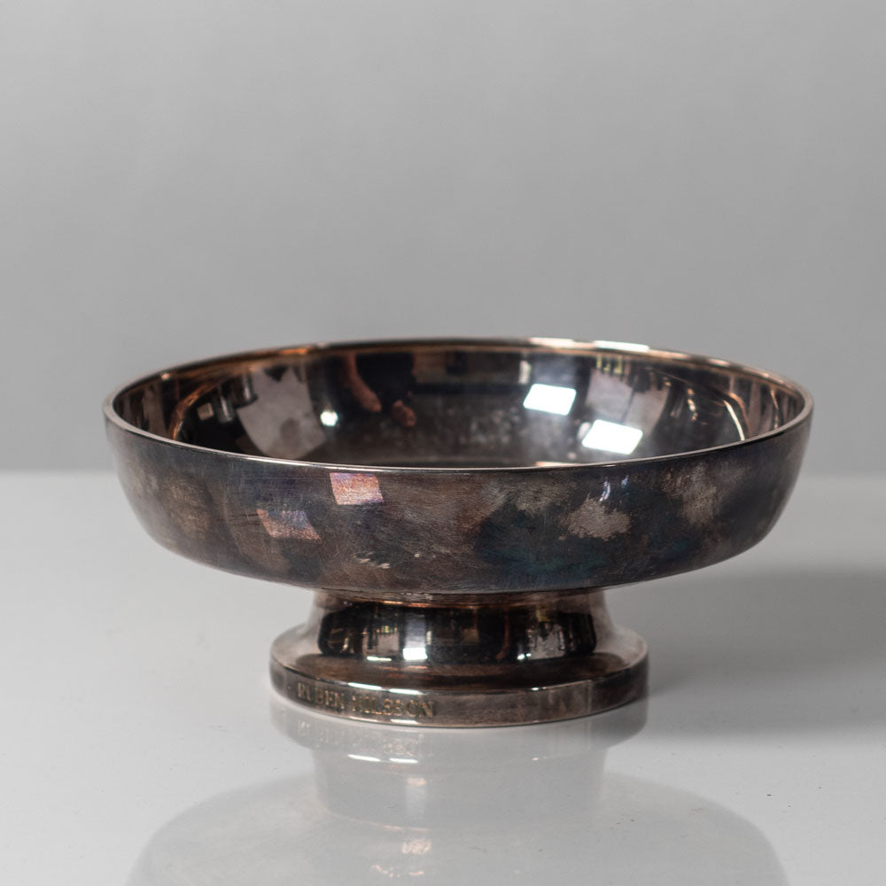Eric Löfman for Mema-GAB, Sweden, Silver bowl with hammered finish.