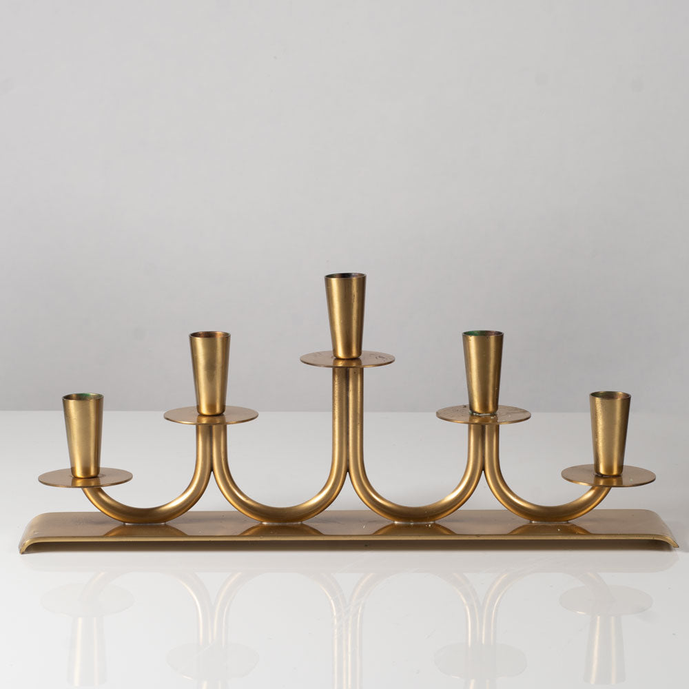 Walter Andersson for Ystad, Sweden, bronze candelabra L3621