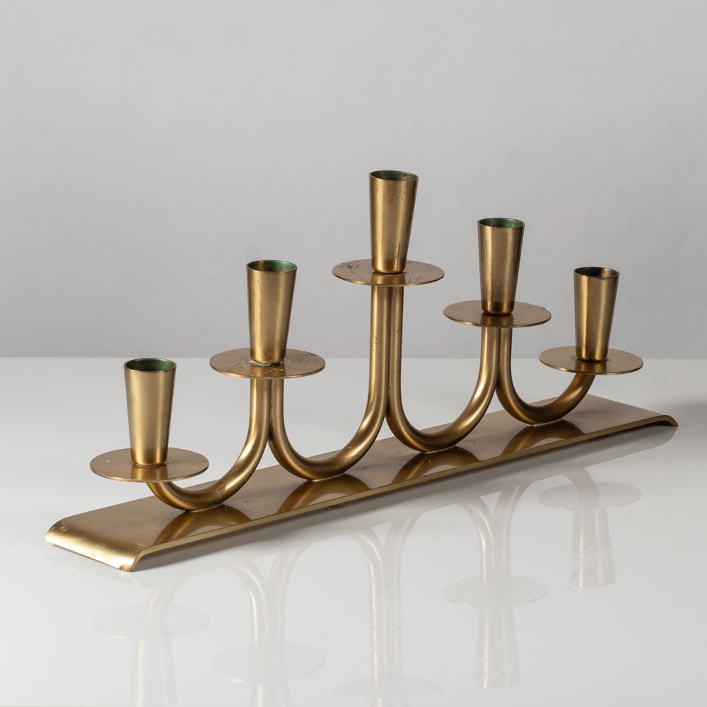 Walter Andersson for Ystad, Sweden, bronze candelabra L3621