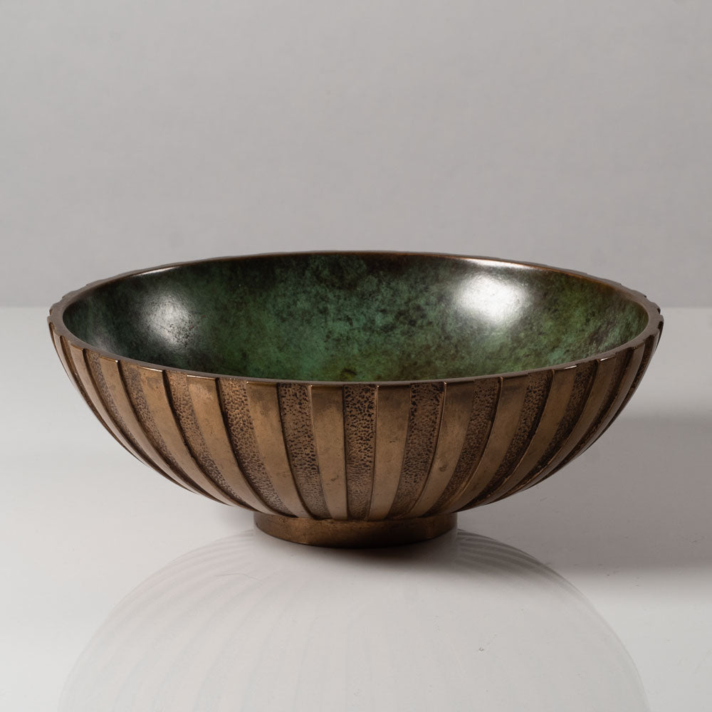 Tinos, Denmark, fluted bronze bowl L3790