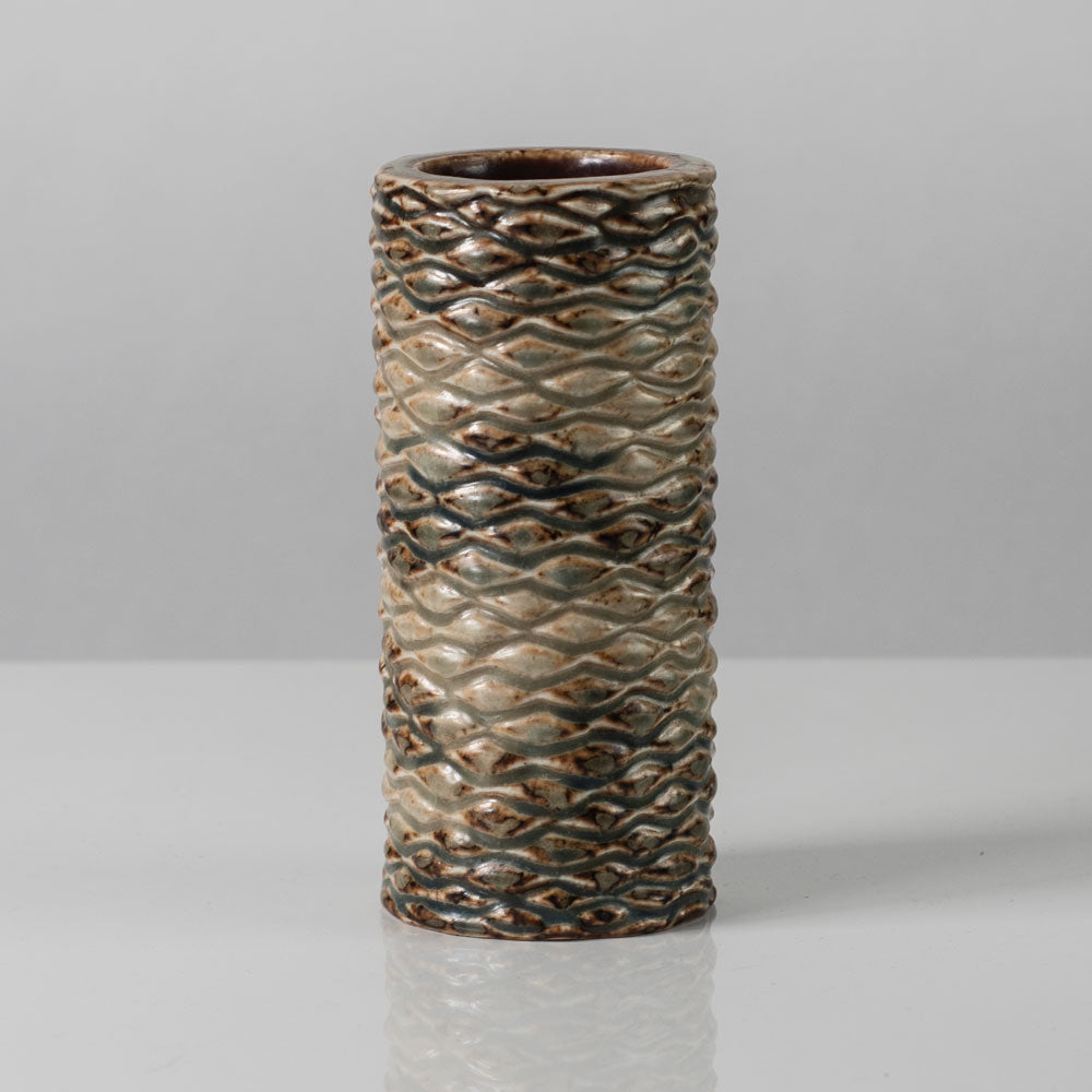 Axel Salto for Royal Copenhagen, stoneware  "Budding" vase with Sung glaze K2277