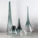 Bengt Orup for Johansfors, Sweden, vase in green glass N8059