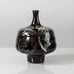 Horst Kerstan, Germany, unique vase with speckled glossy glaze H1515