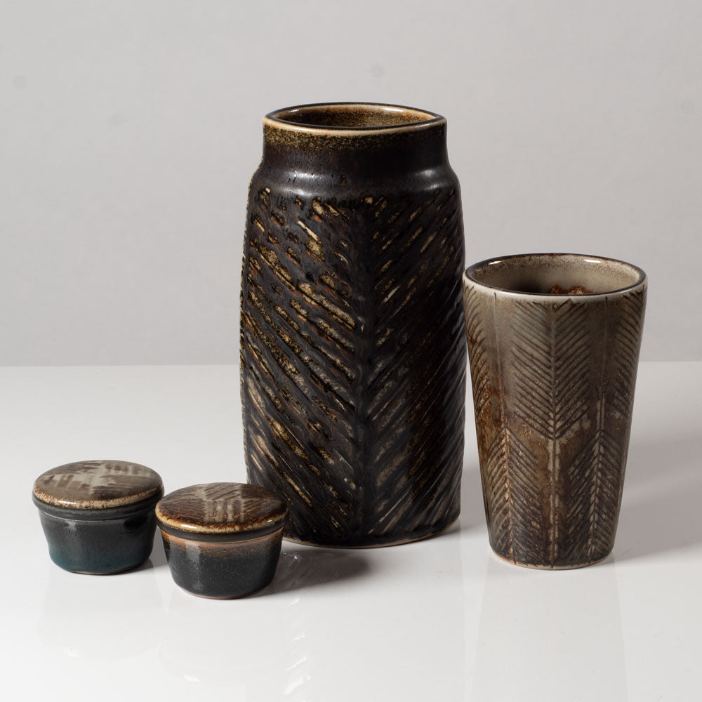 Group of Atelje vessels by Carl Harry Stålhane for Rörstrand, Sweden