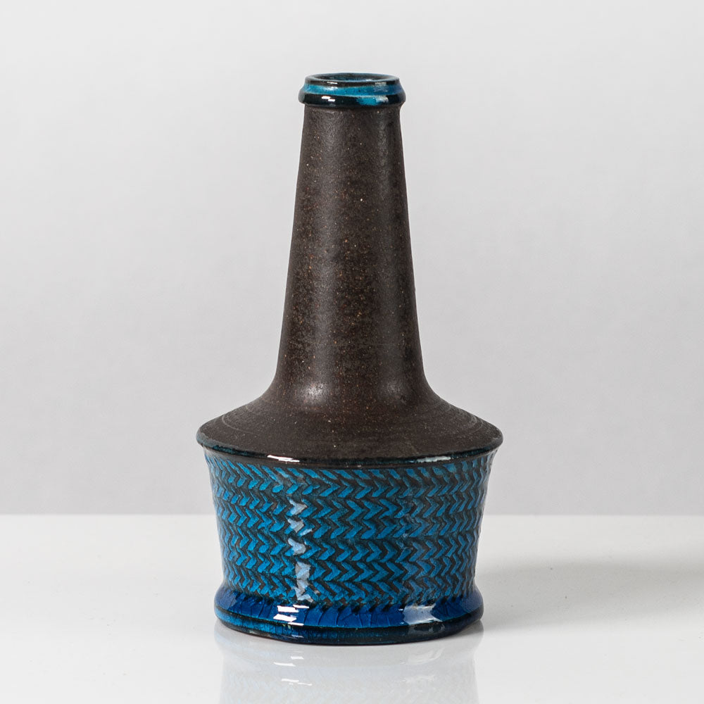 Nils Kahler for Kahler Keramik, vase with turquoise glaze J1328