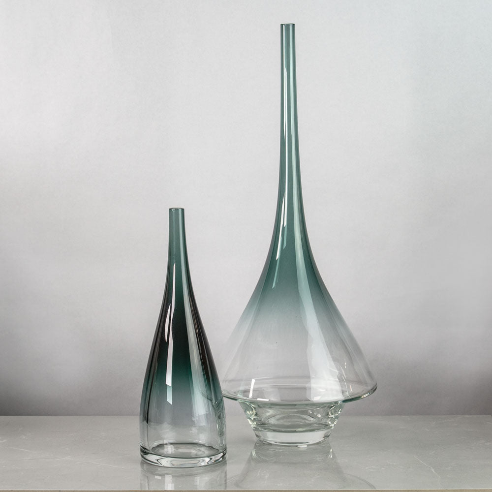 Two vases by Bengt Orup for Johansfors, Sweden