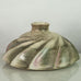 Bodo Röder, Germany, large stoneware sculptural vase with brown and pink glaze K2024