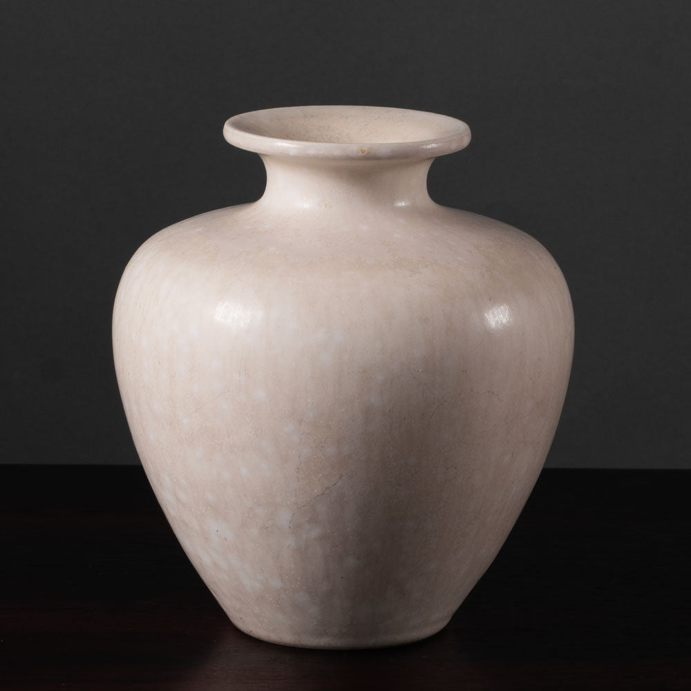 Gunnar Nylund for Rörstrand, Sweden, stoneware vase with white glaze L3631