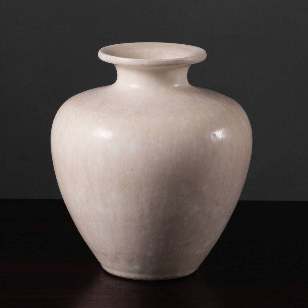 Group of three vases with white glaze by Gunnar Nylund for Rörstrand, Sweden