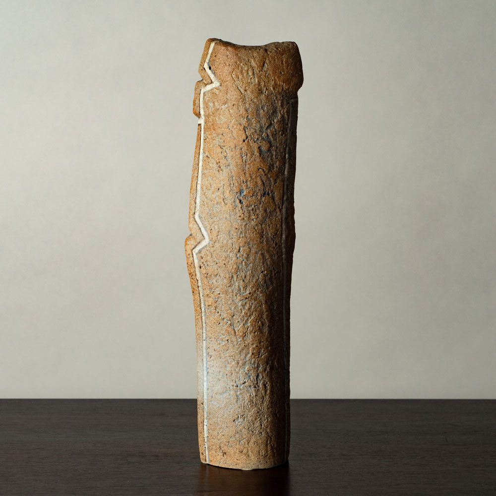Gerburg Karthausen, tall stoneware vase of irregular form J1268