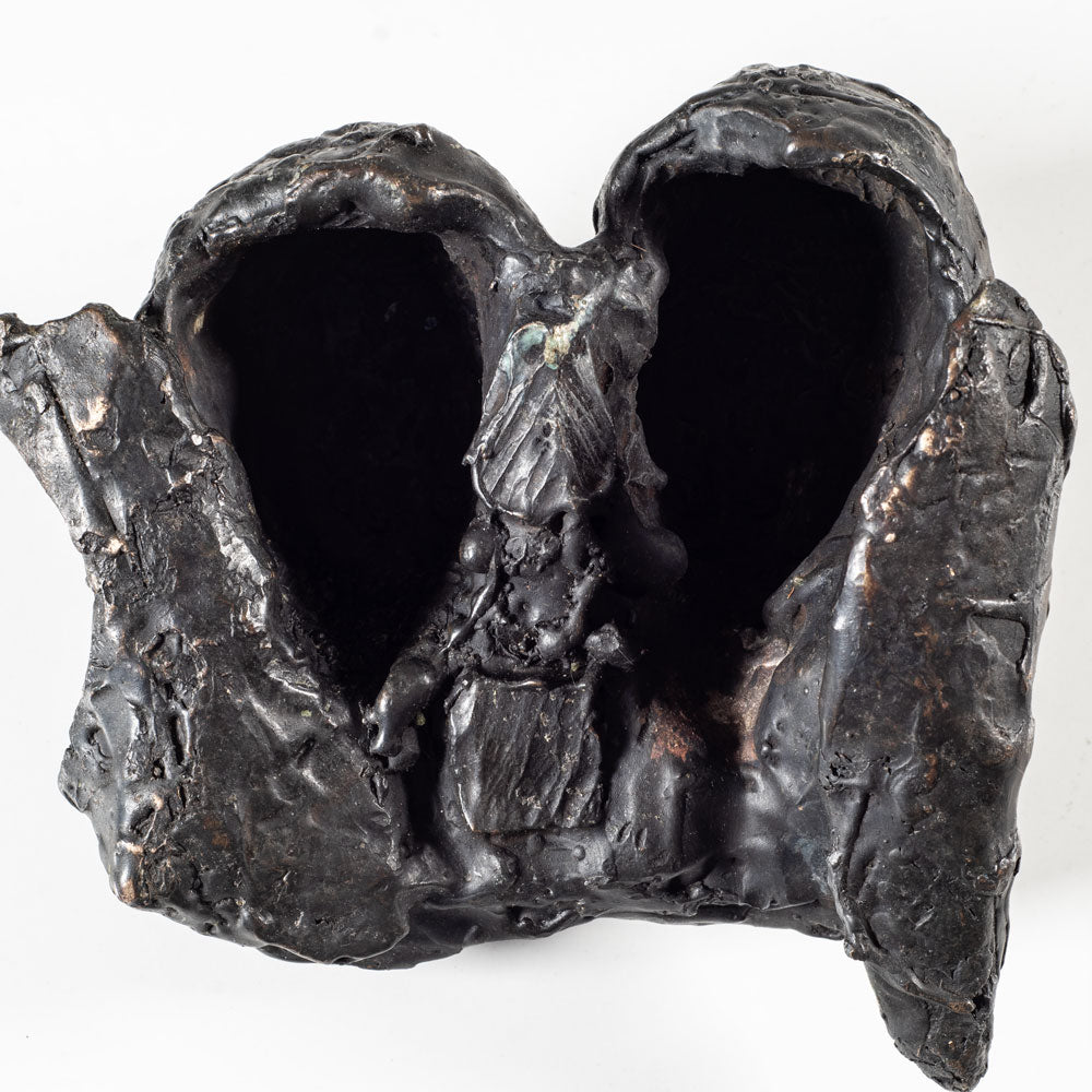 Elisabeth Nickles, US, bronze bust of two young girls EN1008