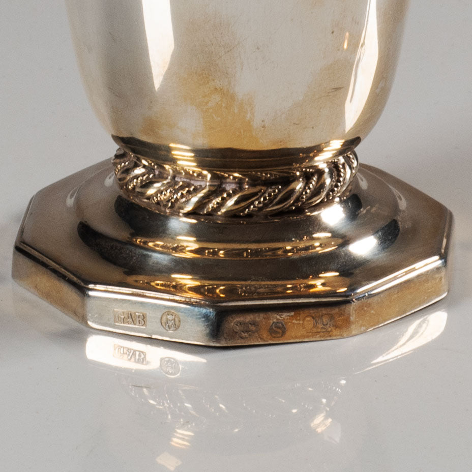 GAB, Sweden, silver vase L3655
