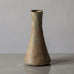 Lucie Rie, UK unique stoneware vase with matte pale brown glaze J1623