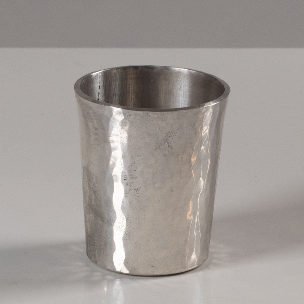 Atelier Borgila, Sweden, hammered sterling silver cup K2640