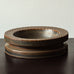 Stig Lindberg for Gustavsberg, unique stoneware vase with brown matte and black glaze J1229