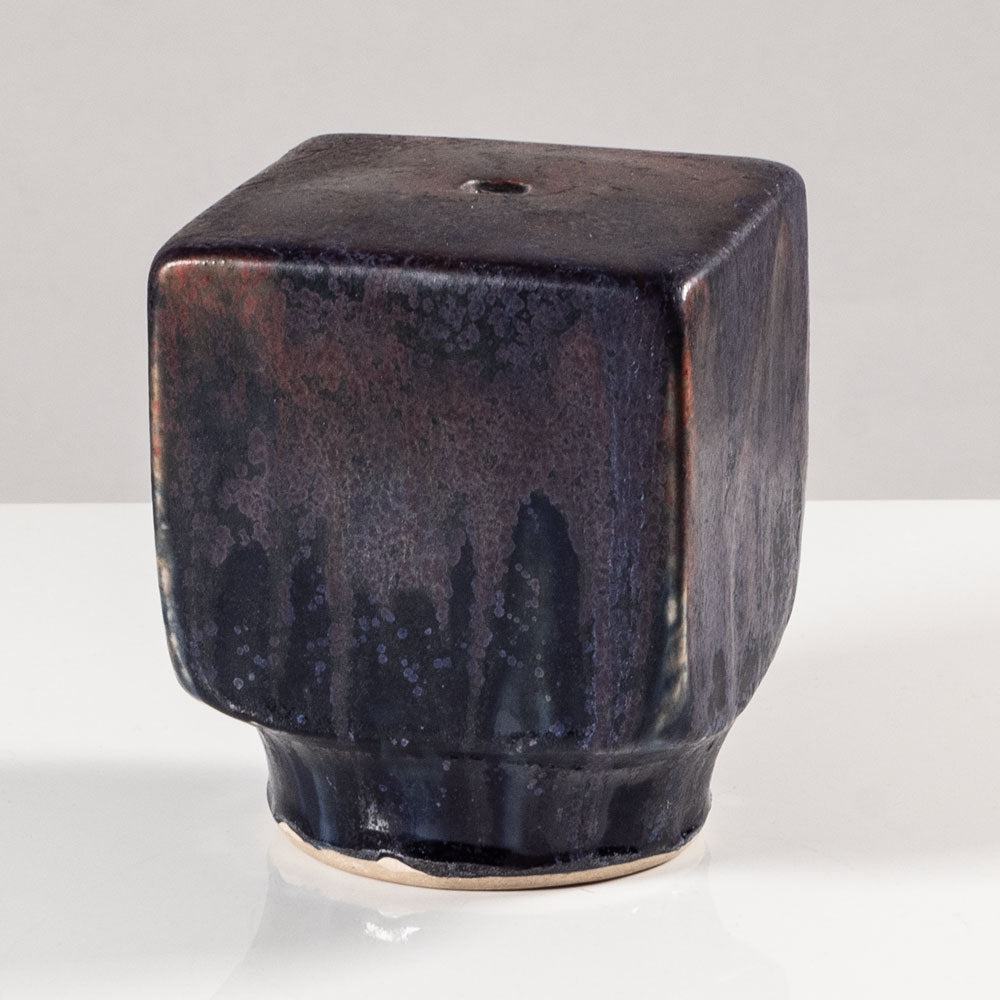 Otto Meier, Germany, unique ceramic vase with purple matte crystalline glaze L3746