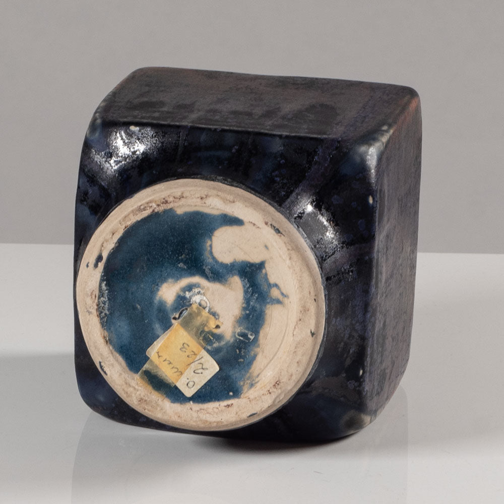 Otto Meier, Germany, unique ceramic vase with purple matte crystalline glaze L3746