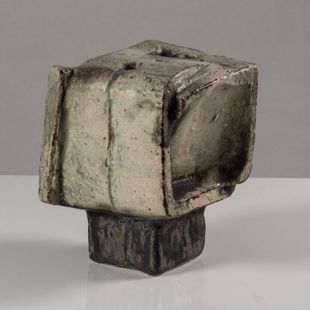 Robert Sturm, Germany, unique stoneware sculptural vessel K2883