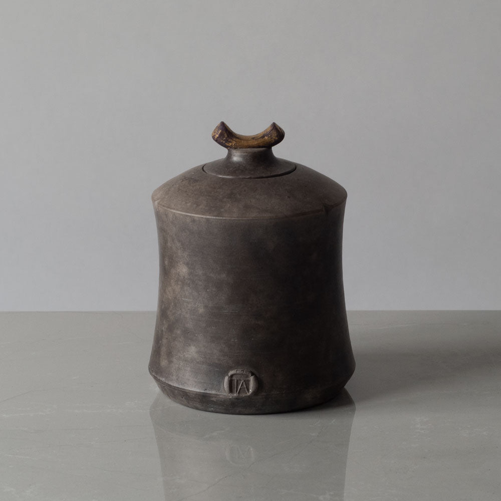 Tim Andrews, UK, smoke fired jar H1451