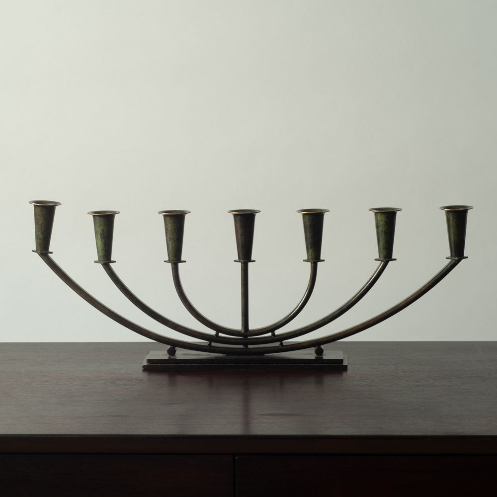 Holger Fridericias, HF Ildfast, Denmark, bronze candelabra J1720