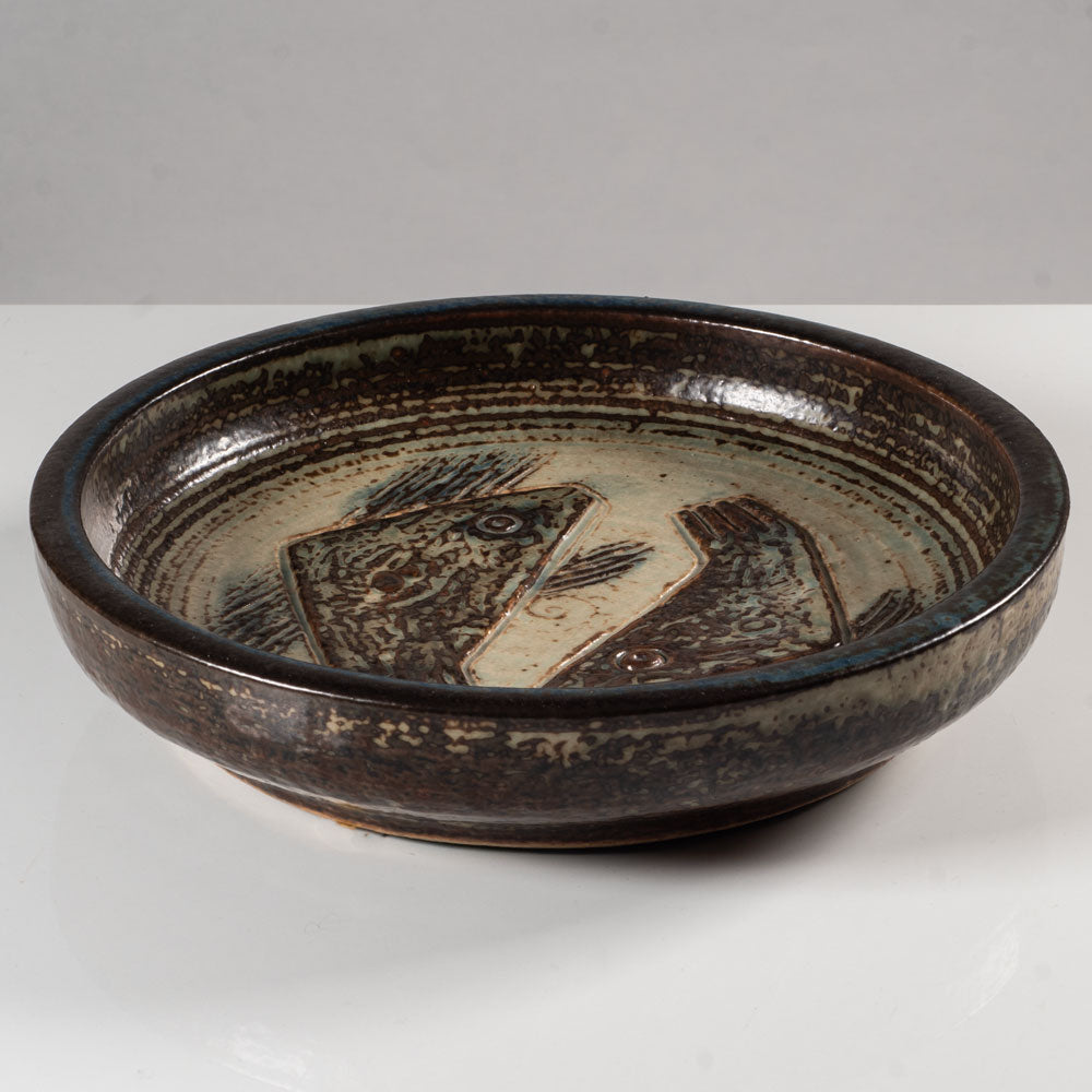 Jørgen Mogensen for Royal Copenhagen, Denmark, large bowl with Sung glaze H1493