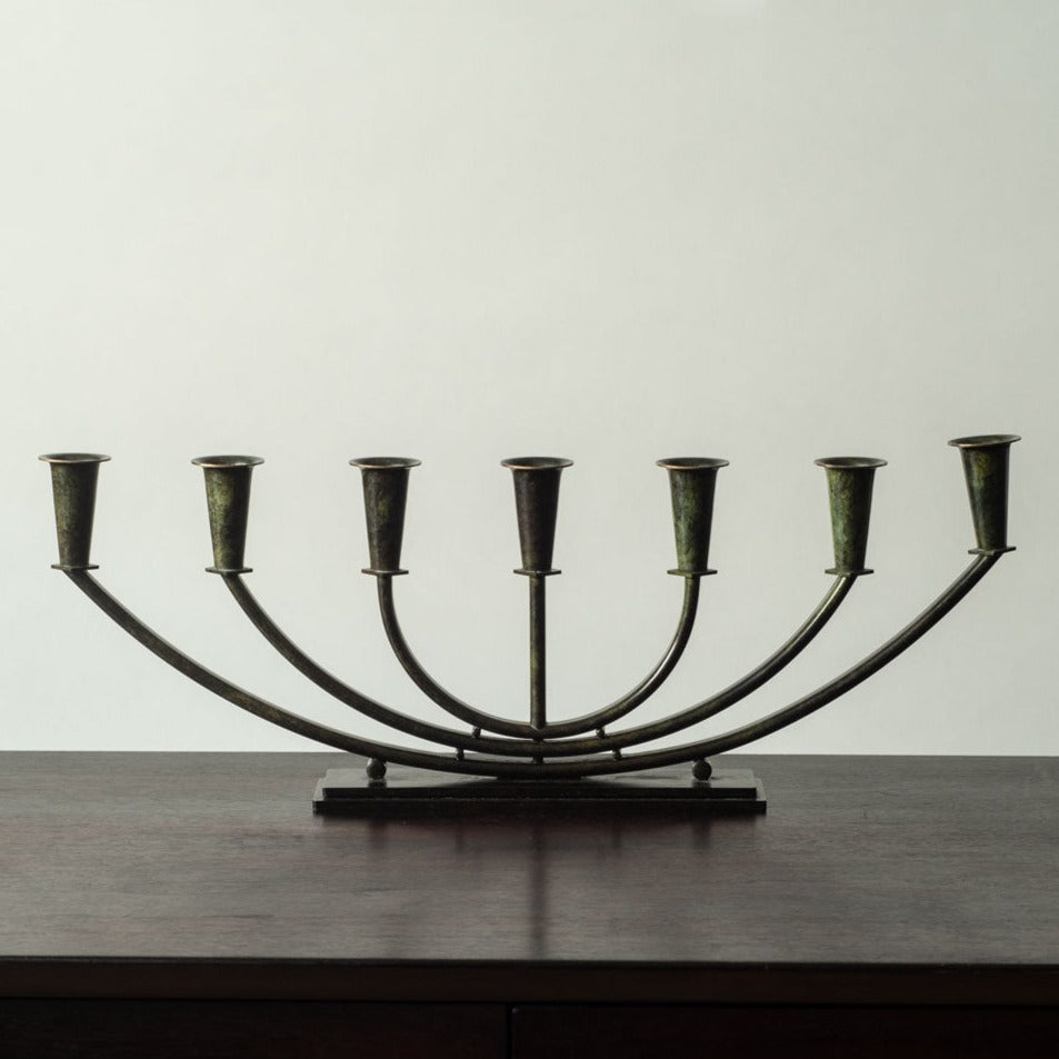 Holger Fridericias, HF Ildfast, Denmark, bronze candelabra J1720