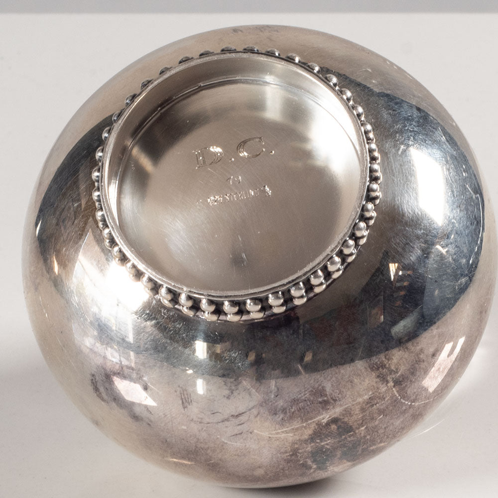 Gebrüder Deyhle, Germany, silver jar with lid L3838