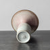 Ursula Scheid, Germany, unique stoneware vase with pink and off-white glaze H1095