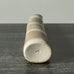 Val Barry, UK, elongated stoneware vessel with pale brown and cream glaze F8320