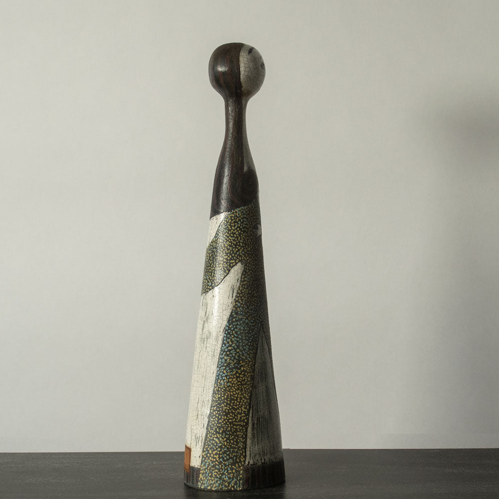 Birger Kaipainen for Arabia, Finland, unique stoneware figure J1645