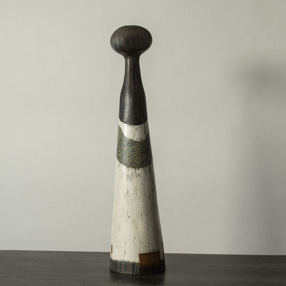 Birger Kaipainen for Arabia, Finland, unique stoneware figure J1645