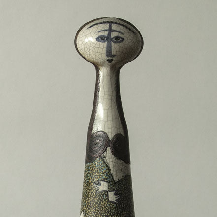 Birger Kaipainen for Arabia, Finland, unique stoneware figure