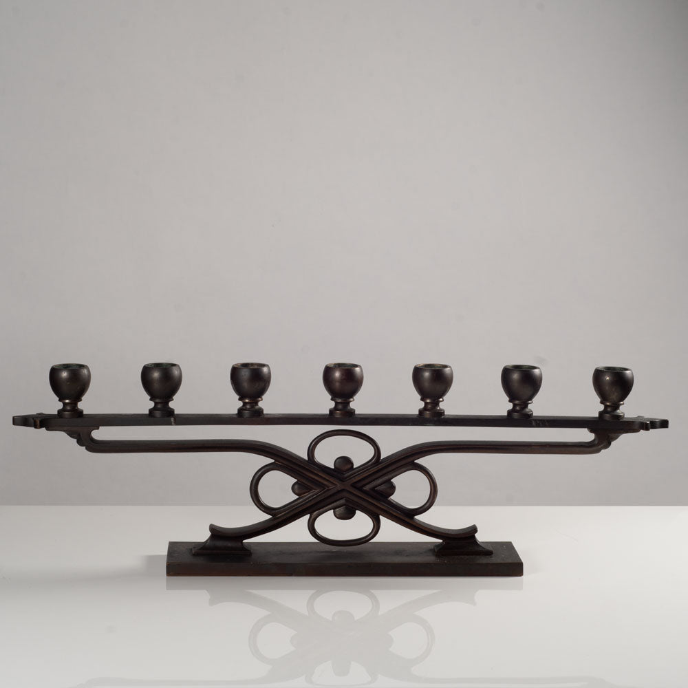 Large bronze candelabra, Sweden L3712