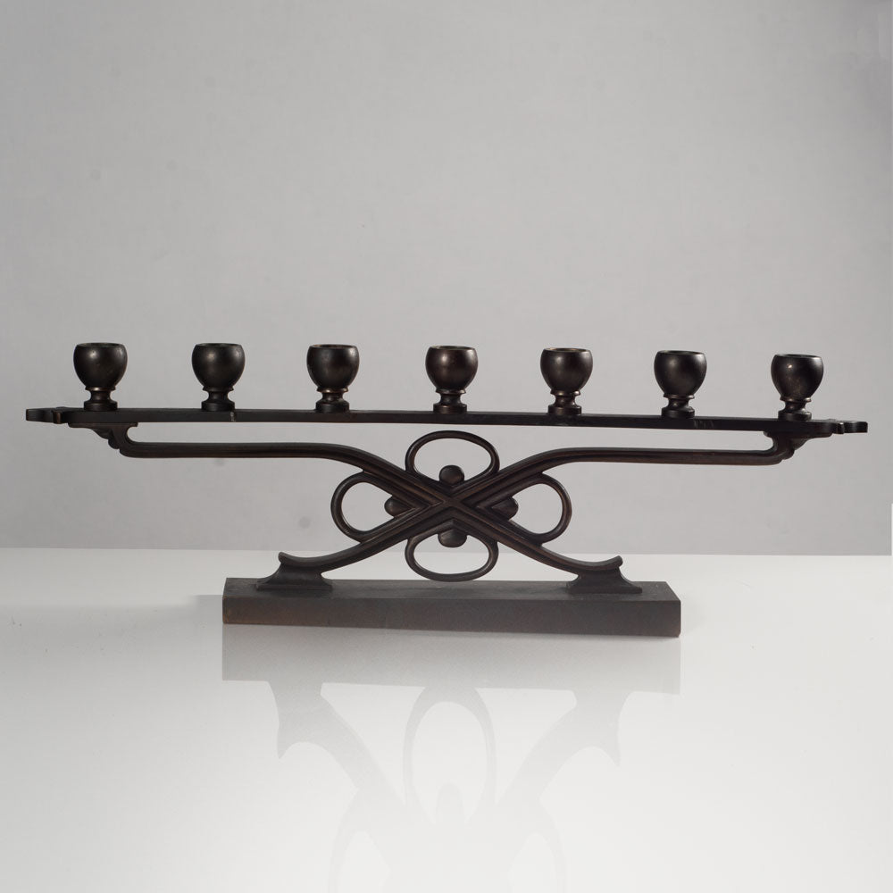 Large bronze candelabra, Sweden L3712