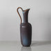 Gunnar Nylund for Rörstrand, Sweden, tall stoneware pitcher with blue and purple glaze K2038