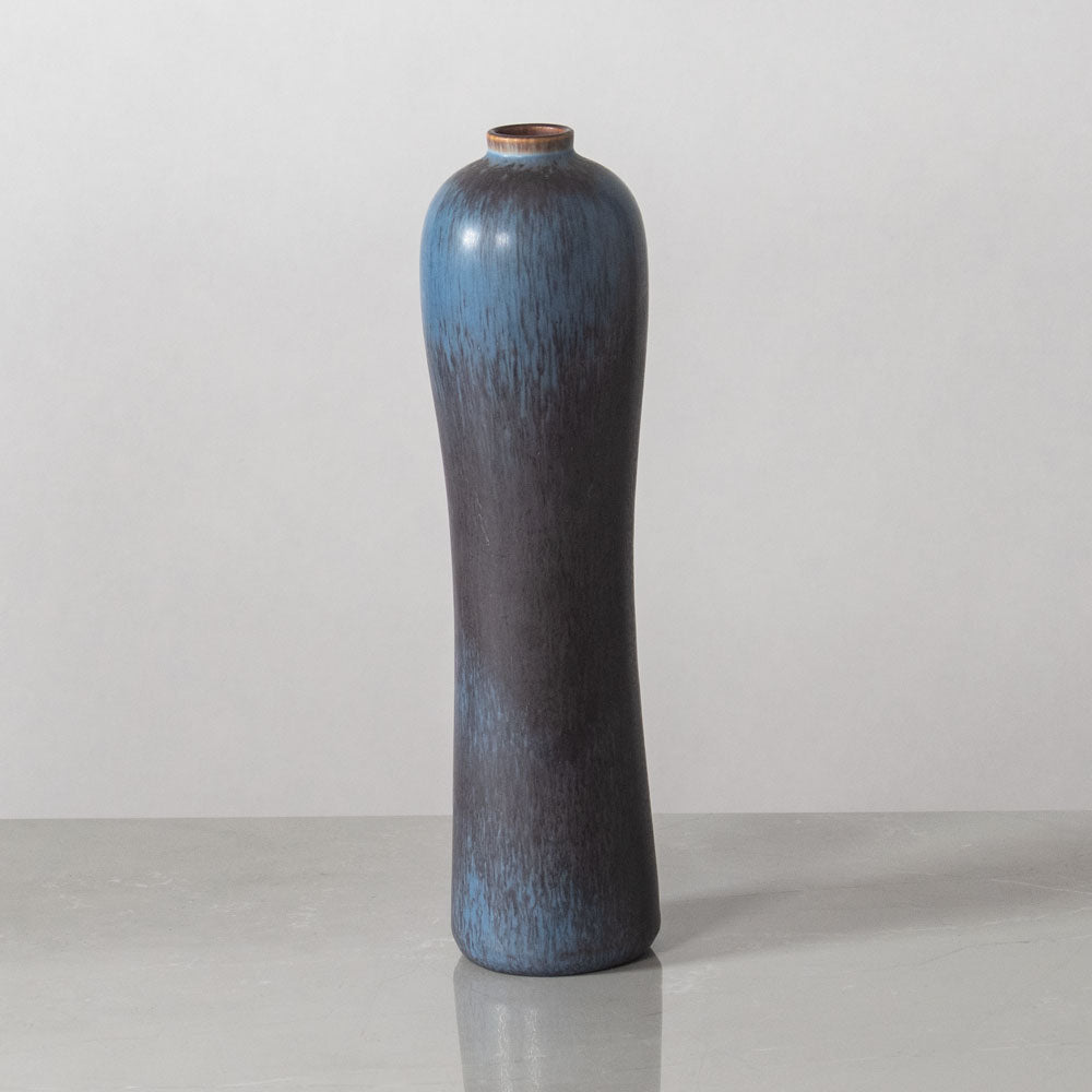 Gunnar Nylund for Rörstrand, Sweden,  stoneware vase with blue and purple glaze H1615