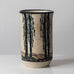 Josef Ekberg for Gustavsberg, Sweden, unique painted art nouveau stoneware vase K2429